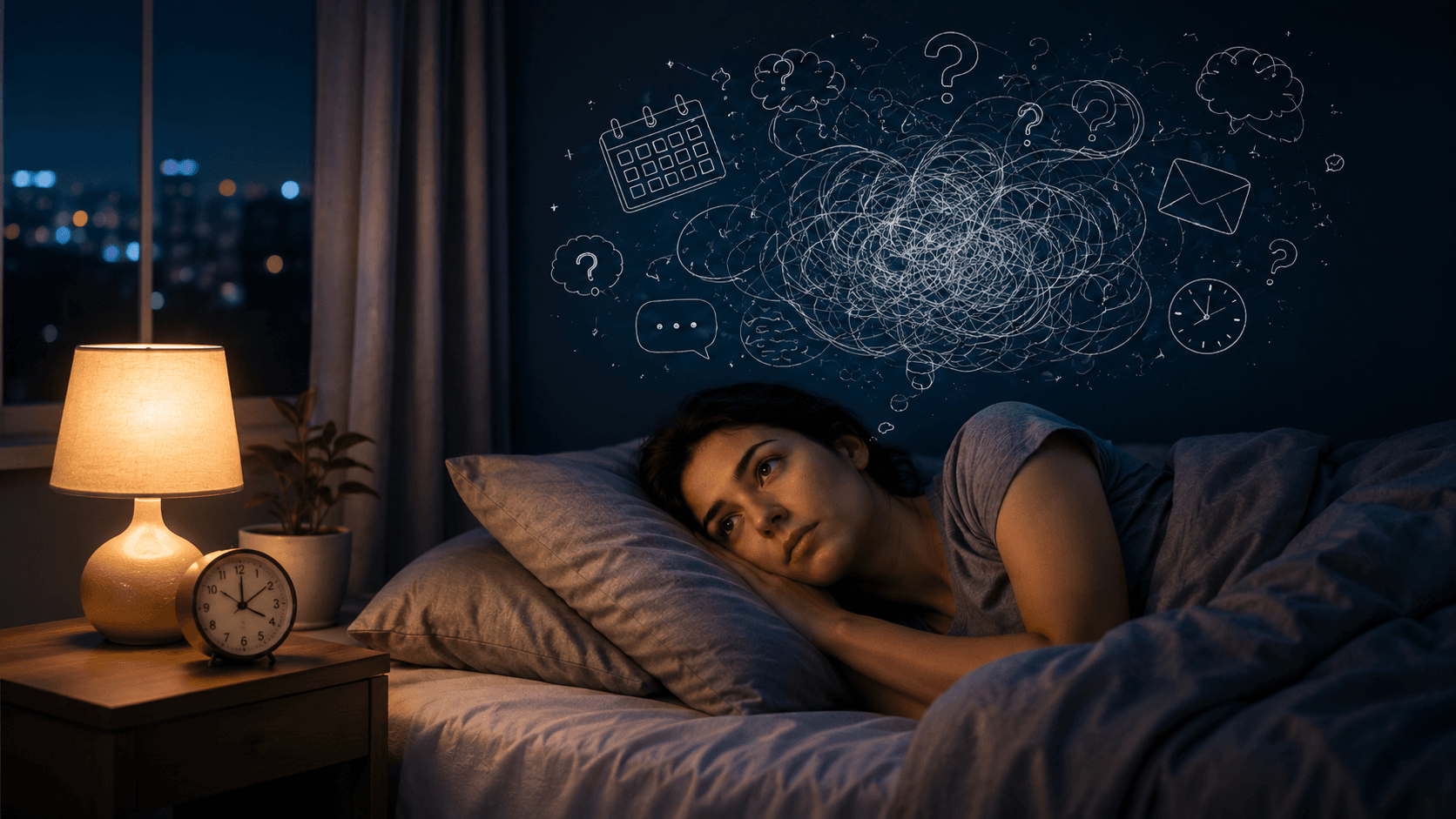 Racing Thoughts at Night: How Worry and Rumination Affect Sleep