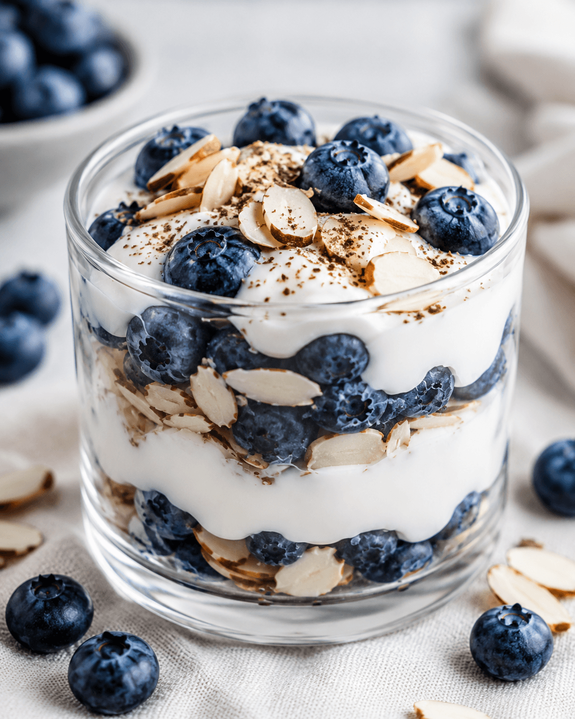 Indigo Berry & Almond Morning Parfait