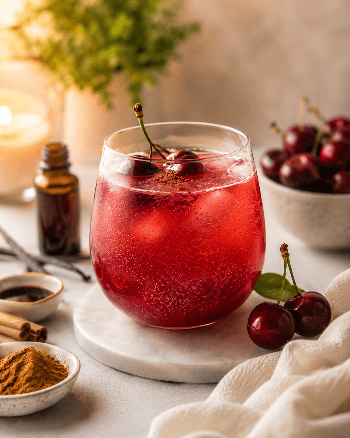 Tart Cherry & Vanilla Bedtime Cooler
