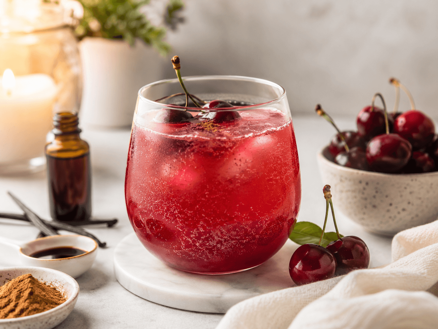 Tart Cherry & Vanilla Bedtime Cooler