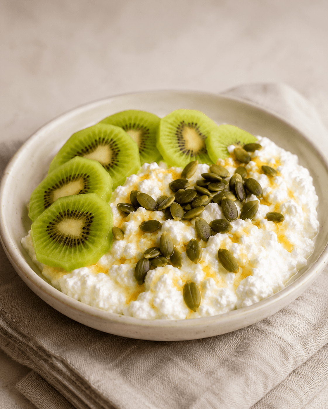 Whipped Cottage Cheese & Pumpkin Seed Evening Plate