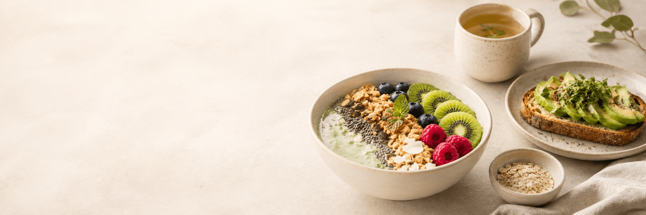 Healthy wellness recipes editorial