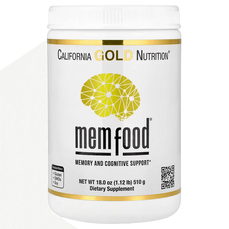 California Gold Nutrition, MEM Foodֲ®, Memory & Cognitive Support, 1.12 lb (510 g)