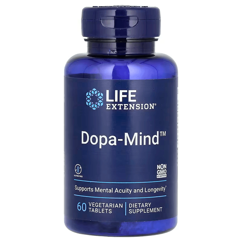 Life Extension, Dopa-Mindג„¢, 60 Vegetarian Tablets