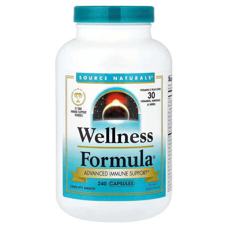 Source Naturals, Wellness Formulaֲ®, Advanced Immune Support, 240 Capsules